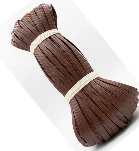 Toquilla Plastico En Cinta Son 5 Kgs En Color Cafe Bolsa Art