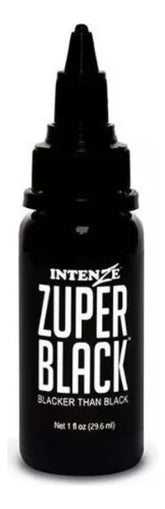 Tinta Profesional Tatuar Intenze Zuper Black  1oz Ink Tatto