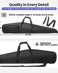 Estuche Y Funda Protección Para Rifle Escopeta De 46  Ó 52