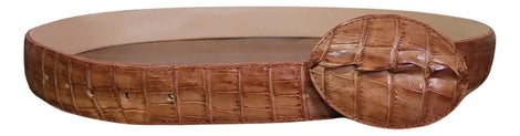 Cinturon Piel Exotica Caiman Genuina  100 % Vaquero Casual