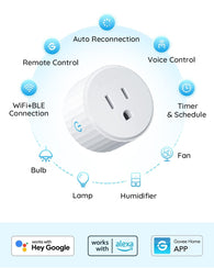 2 Enchufes Inteligentes Teckin Trabaja Google Home Y Alexa