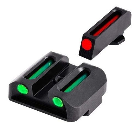 Mira Glock Fibra Optica Truglo 25 17 19 Vision Nocturna Pist
