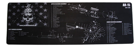 Tapete Limpieza De Armas Ar-15 223 556 Alfombrilla Diagrama