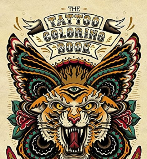 Libro Diseño Tatuajes Tattoo Colorear Ejemplos