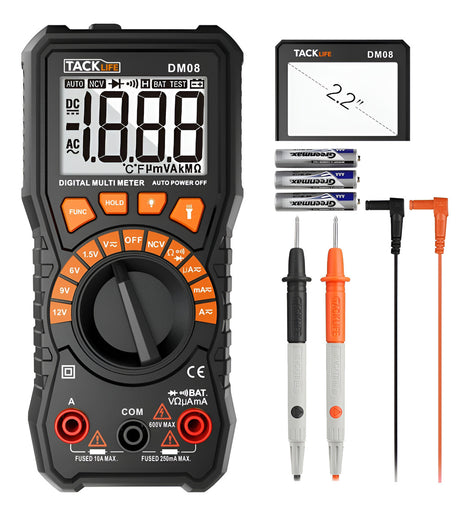 Multimetro Profesional Digital Con Auto Rango Super Completo