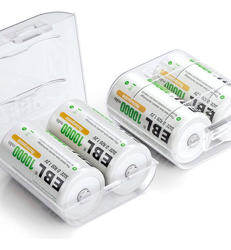 Baterías Recargables Ebl Ultra Pro Ni-mh 10,000 Mah Tamaño D