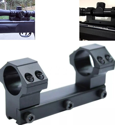 Base Montura Anilleta Monopieza Rifle Mira Telescopica 11mm