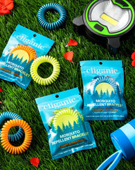 Cliganic Pack 10 Pulseras Repelentes De Mosquitos Sin Deet