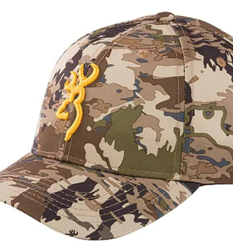 Gorra Browning Ajustable Camuflaje Logotipo Buckmark Hombre