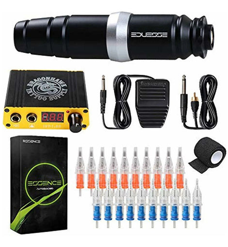 Kit Tatuar Profesional Rotativa Tipo Pluma Dragonhawk Microp