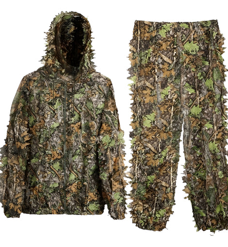 Mophoto Ghillie 3d Traje De Caza De Camuflaje Frondoso Tr