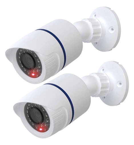 Camara Dummy O Simulada Tipo Bala Para Casa Negocio Luz Led