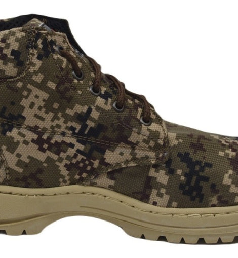 Botas Para Cacería Camouflage Caballero Camping Pixel Milita