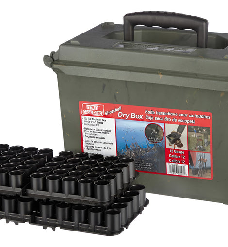 Estuche Rigido Cartuchos Escopeta Mtm Dry Box Impermeable