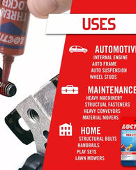 Pegamento Liquido Loctite Red Fijador Alta Resistencia Heavy