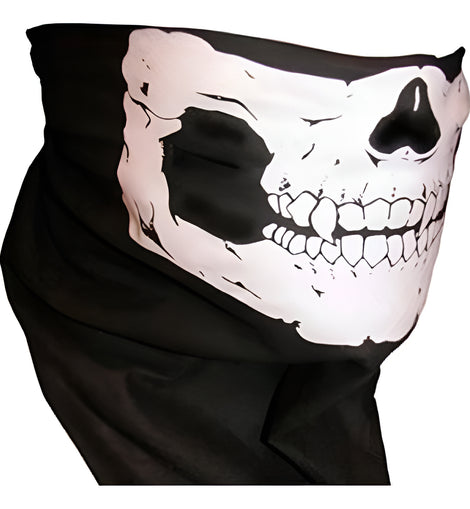 Pasamontaña Cuellera De Calavera Antifaz Mascara Moto Caceri