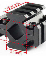 Adaptador Montura De Riel Para Cañon Universal 4 Accesorios
