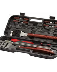 Set O Kit De Utensilios Bbq Carne Asada 19 Piezas Estuche