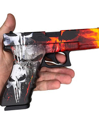 Funda Protector Skin Adherible Pistola Glock Calavera 25 17