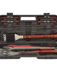 Set O Kit De Utensilios Bbq Carne Asada 19 Piezas Estuche