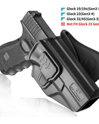Holster Universal Funda Porta Pistola Glock 19 25 17 9mm Owb