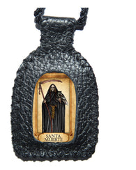 Escapulario Santa Muerte Búho De La Suerte