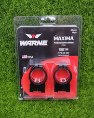 Monturas Anilletas Warne Maxima Median 1 Pulgada Cz 527 16mm