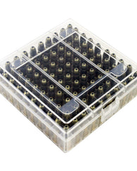 Caja Estuche Porta Cartuchos Tiros Pistola 22 Lr  100 Rd