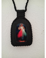 Escapulario Señor De La Misericordia Fe Y Esperanza En Piel