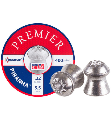 Balines Crosman Premier Piranha Punta Hueca .22 Calibre