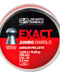 Diabolos Exact Jumbo Jsb Match Calibre .22 5.5 250 Pzs