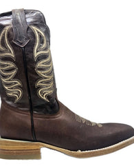 Bota Vaquera Charro Caballero En Piel Genuina El Cazador