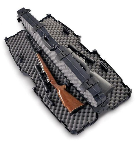 Estuche Dos Rifle Escopeta Plano Doble Duro Funda Rigido Air