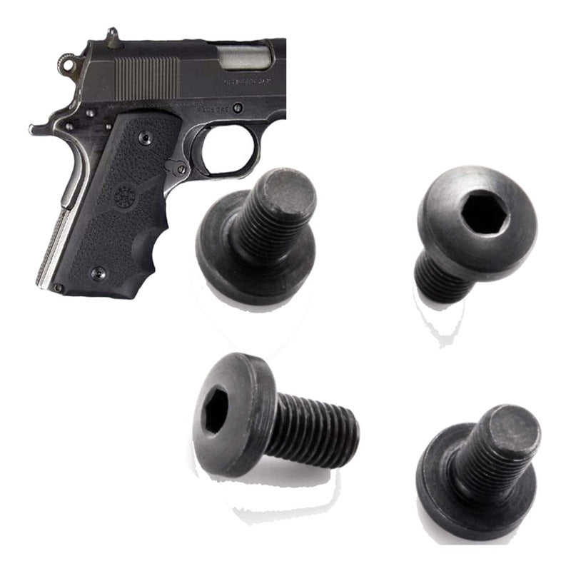 Kit De Tornillos Para Empuñadura De Pistola Weihrauch HW45 - Color Negro, Metal, Repuesto