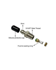 Adaptador Universal 8mm Quick Disconnect Npt 1/8 Pcp Tanque