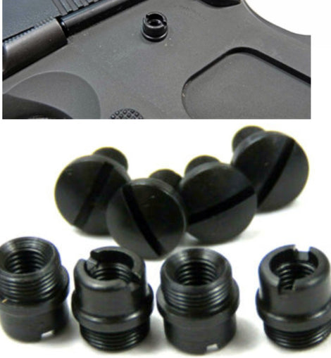 Tornillos Lote 4 Bujes 9mm Colt M1911 Kimber Ace Ruger Smith