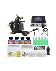 Kit De Tatuaje Completo Maquina, Tinta De Color Y Fuente