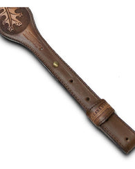Correa Portafusil Piel Genuina Grabada Escopeta Rifle