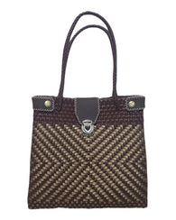Bolsa  Artesanal Toquilla Hecha A Mano Tote Bag Corazon