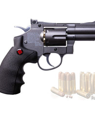 Pistola Revólver Co2 Diabolos Y Municiones Bbs Replica 357