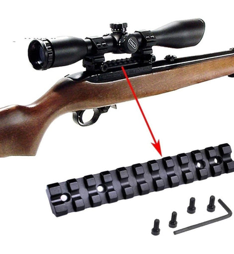 Base Montura Ruger Anilletas Monstrum 10/22 Riel Picatinny