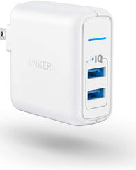 Cargador Rapido Doble Usb Compatible Con Samsung Y  iPhone