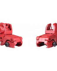 Miras Plegables Abatibles Rojas Picatinny Ar15 M4 M16 Tactic