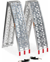 Rampa De Aluminio Cuatrimoto Moto Plegable 750 Kgs Atv Camio