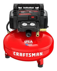 Compresor De Aire Eléctrico Portátil Craftsman Cmec6150 Monofásico 6gal 0.8cv 120v Rojo