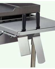 Set Espátula Acero Inoxidable Para Plancha Raspador Alimento