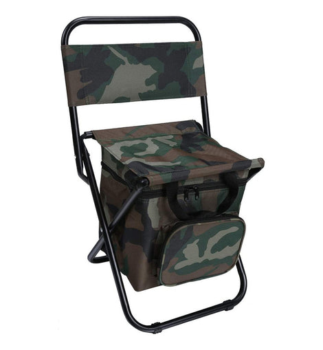 Silla De Pesca Con Bolsa Refrigeradora, Taburete De Pesca Co
