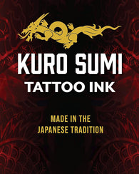 Tinta Kuro Sumi Tatto Doble Sumi Tribal Black, 1 Onza