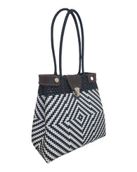 Bolsa Artesanal Plástico Hecha A Mano Para Dama  Bolso Tote