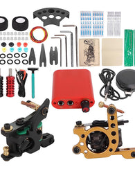 Kit Tatuar Completo Principiantes Tattoo Tatuaje Maquina Bob
